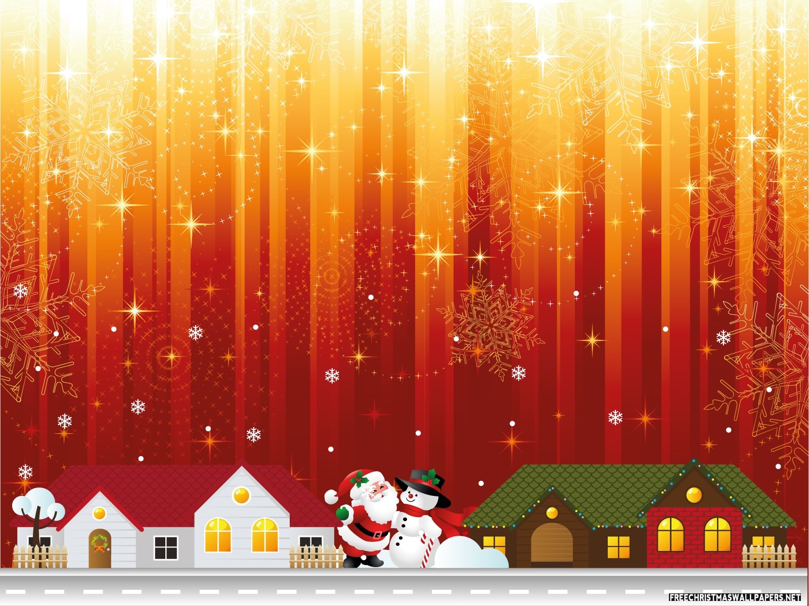 Christmas City Lights - Festive Background , HD Wallpaper & Backgrounds