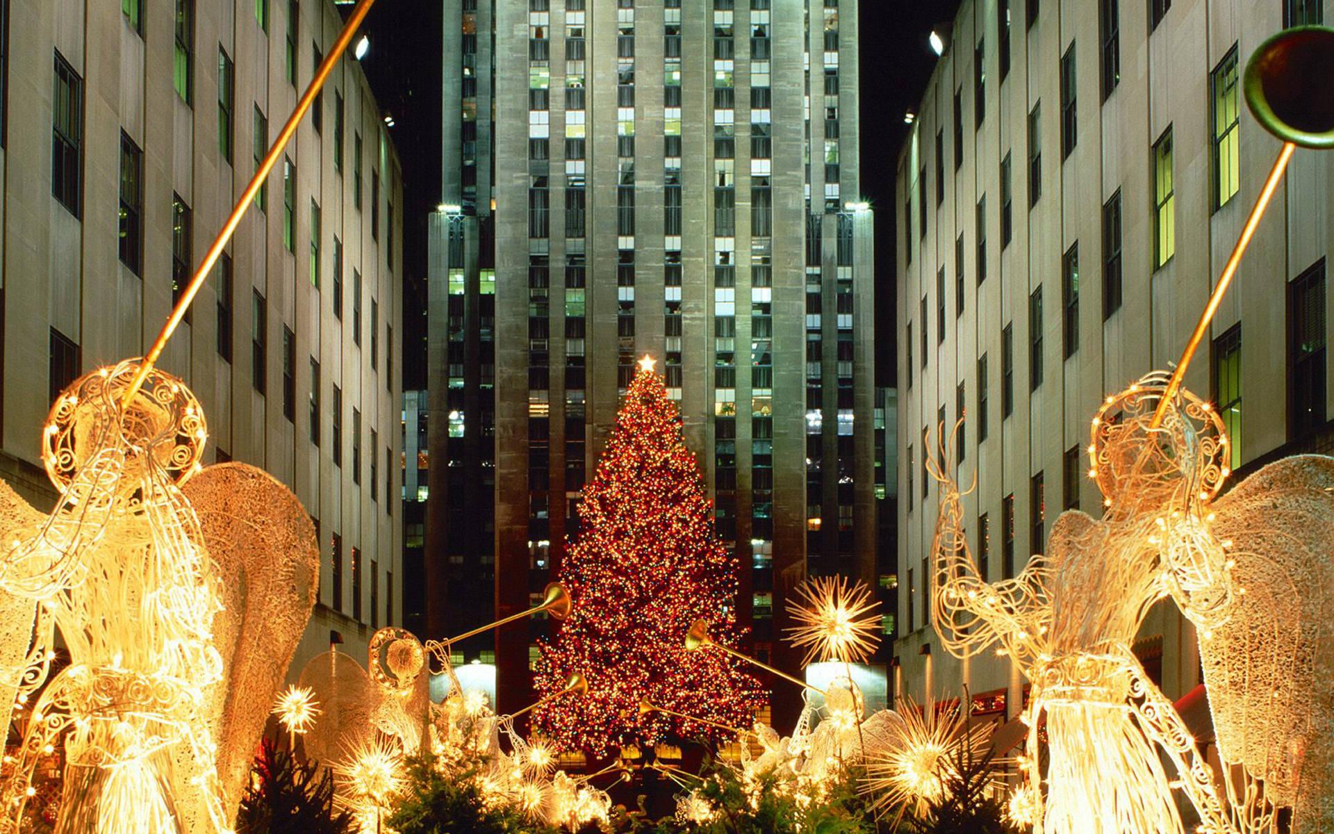 New York Christmas Wallpaper , HD Wallpaper & Backgrounds