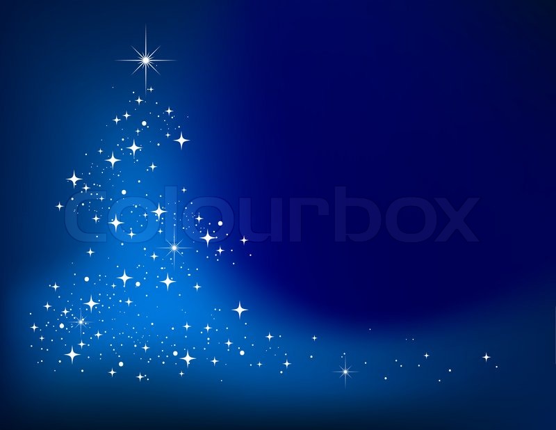Christmas Stars Background - Christmas Tree , HD Wallpaper & Backgrounds