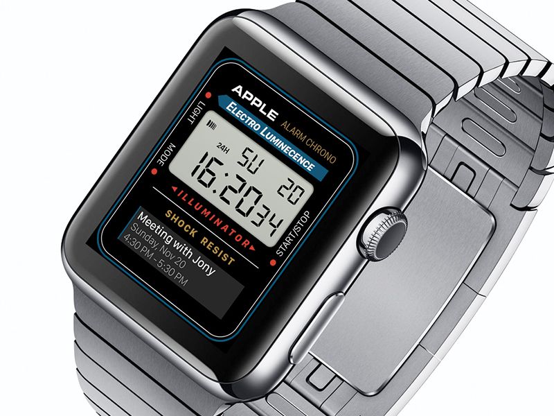 Applewatch Casio Apple Watch Concepts - Apple Watch G Shock Face , HD Wallpaper & Backgrounds