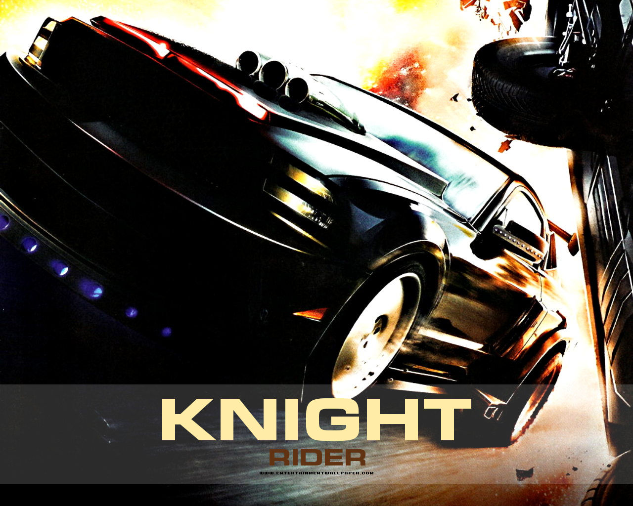 Knight Rider Wallpaper - Knight Rider 2008 Dvd , HD Wallpaper & Backgrounds