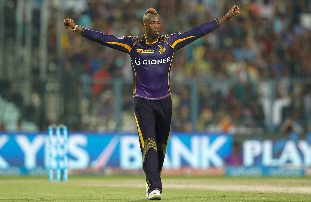 Andre Russell Takes Four Wickets As Kkr Beat Kxip By - Andrew Russell Ipl 2018 , HD Wallpaper & Backgrounds