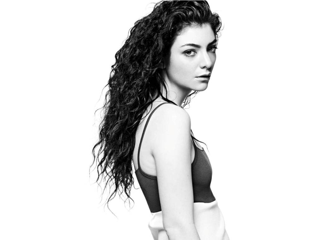 Lorde / V87 - Lorde Black And White , HD Wallpaper & Backgrounds