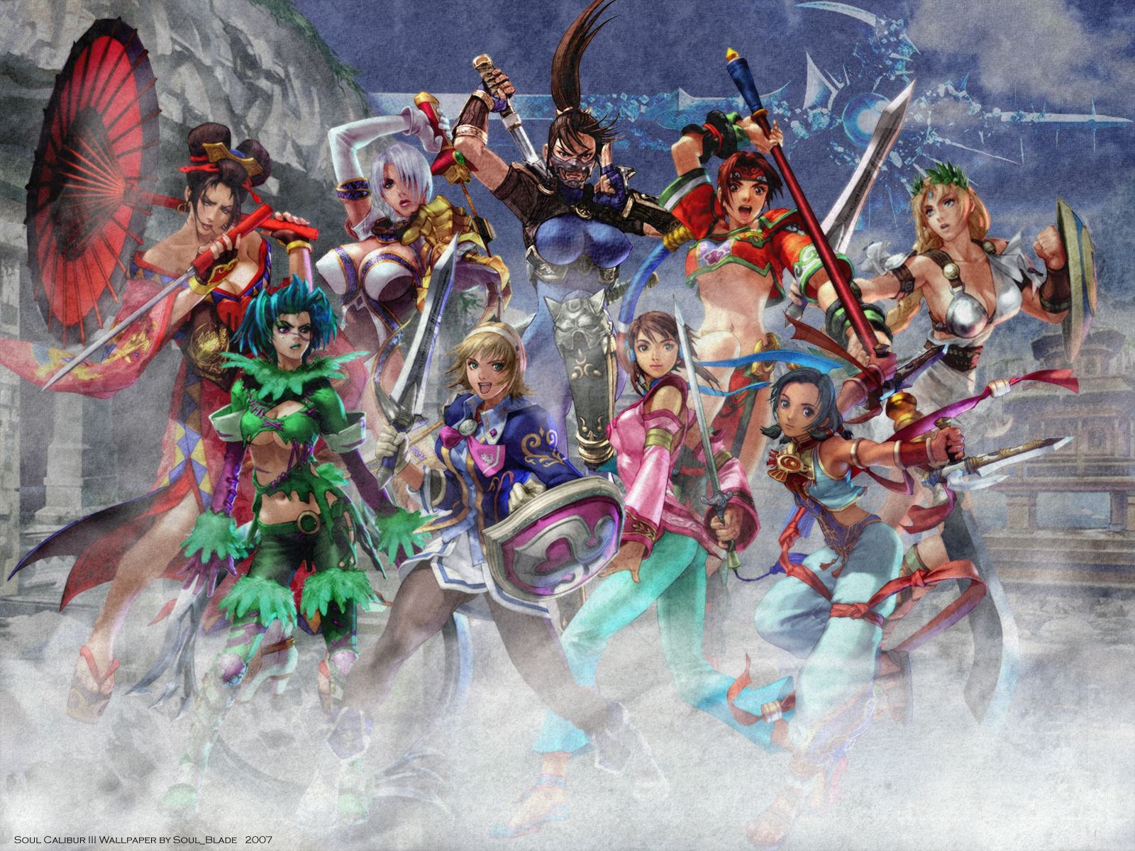 Soul Calibur Wallpapers Pc - Soul Calibur 3 , HD Wallpaper & Backgrounds