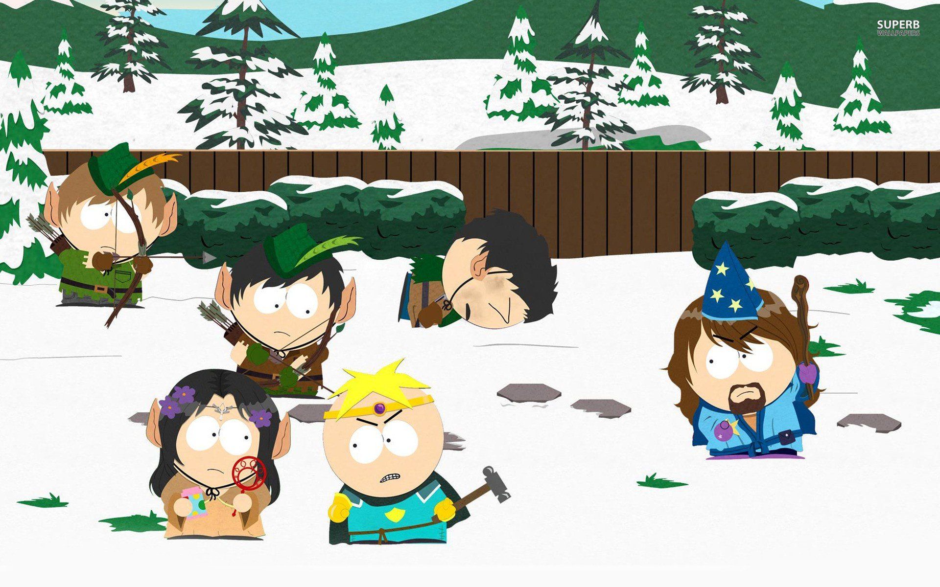 Butters South Park The Stick Of Truth Wallpaper Game - Cartoon , HD Wallpaper & Backgrounds