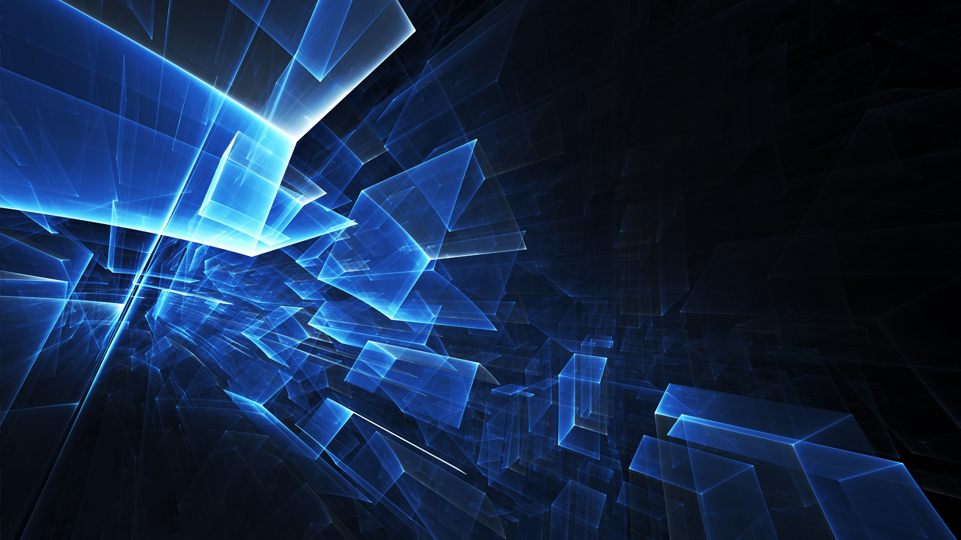 Windows 10 Wallpaper - 4k Wallpaper Abstract Blue (#1242400) - HD