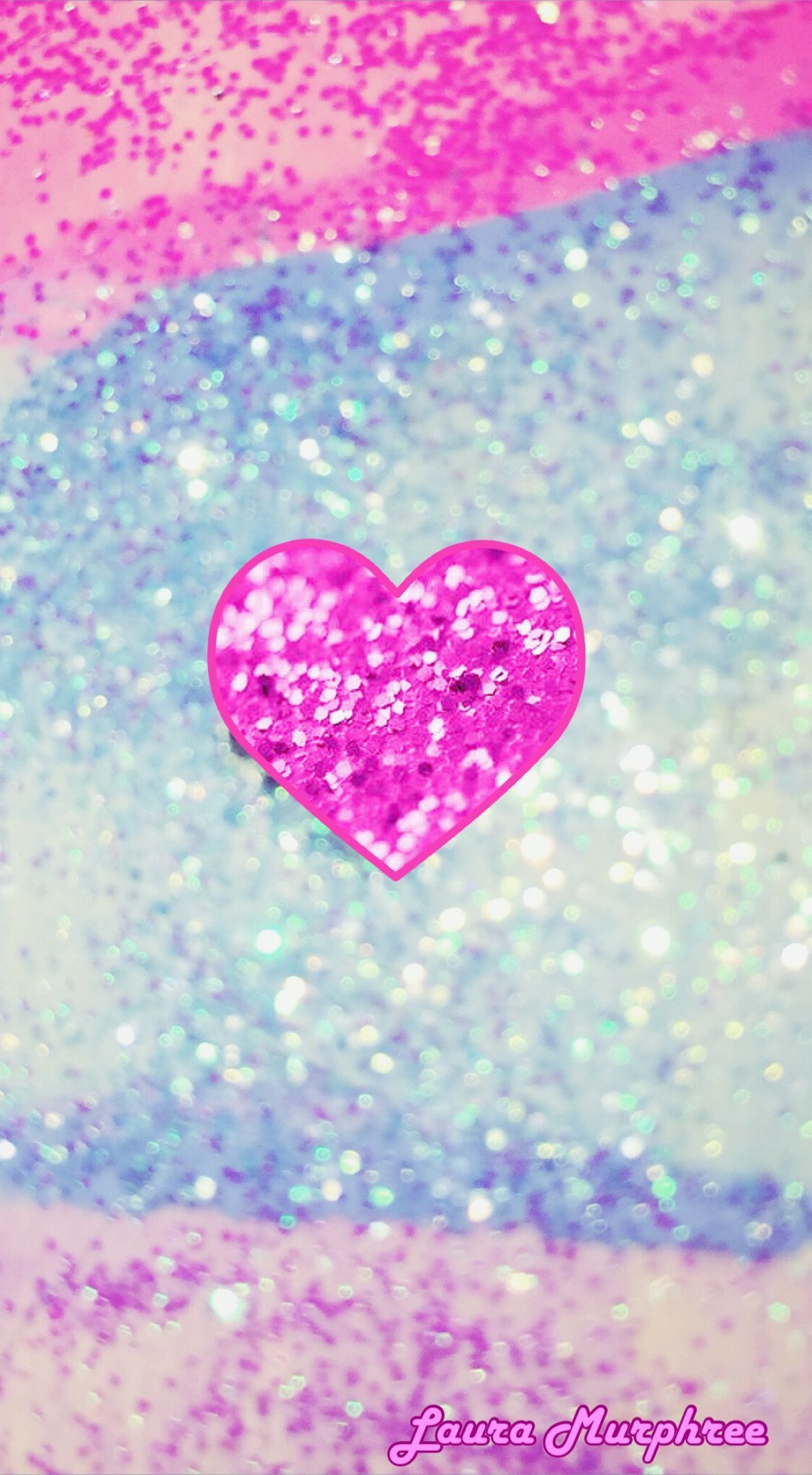 Glitter Background With Hearts , HD Wallpaper & Backgrounds
