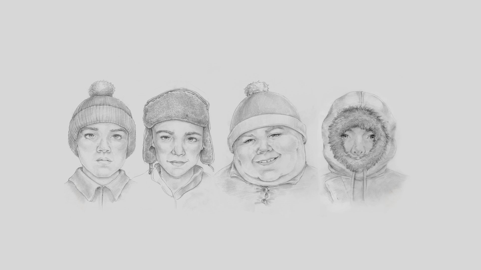 Sout Park Realistic Drawing Hd Wallpaper - South Park Realistic Characters , HD Wallpaper & Backgrounds