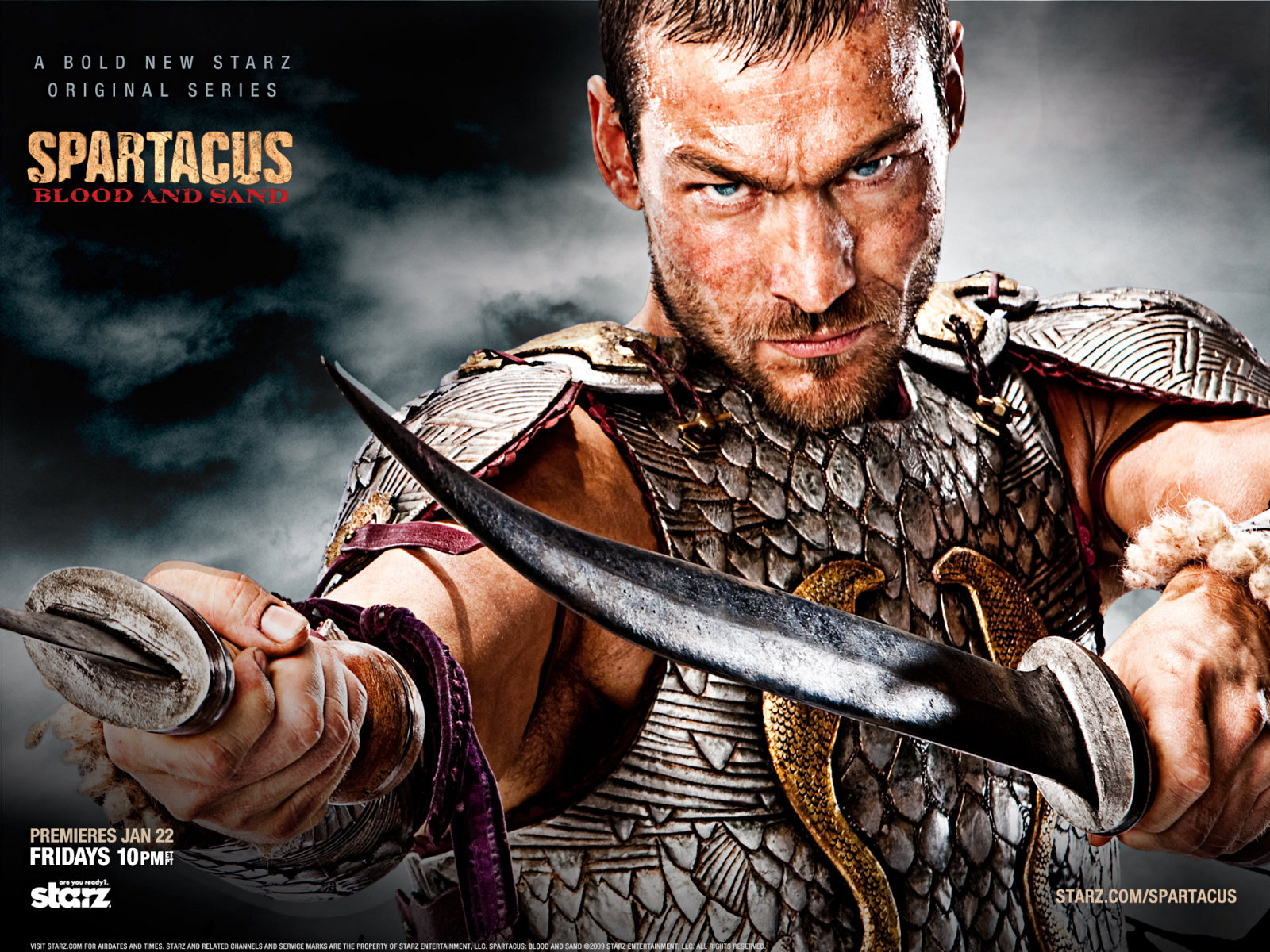 Andy Whitfield Spartacus Blood And Sand Hd Wallpaper - Spartacus Season 1 , HD Wallpaper & Backgrounds