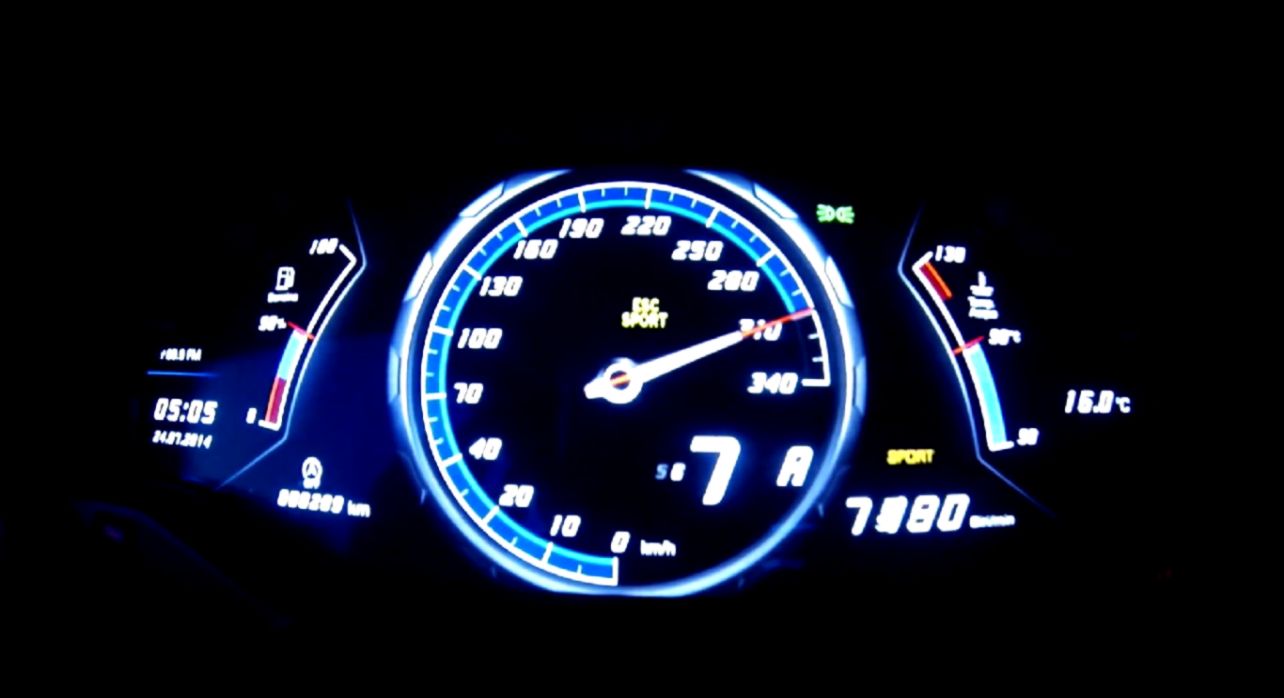 0 300 Lamborghini Huracan Speedometer Sssupersports - Lamborghini Urus Km H , HD Wallpaper & Backgrounds