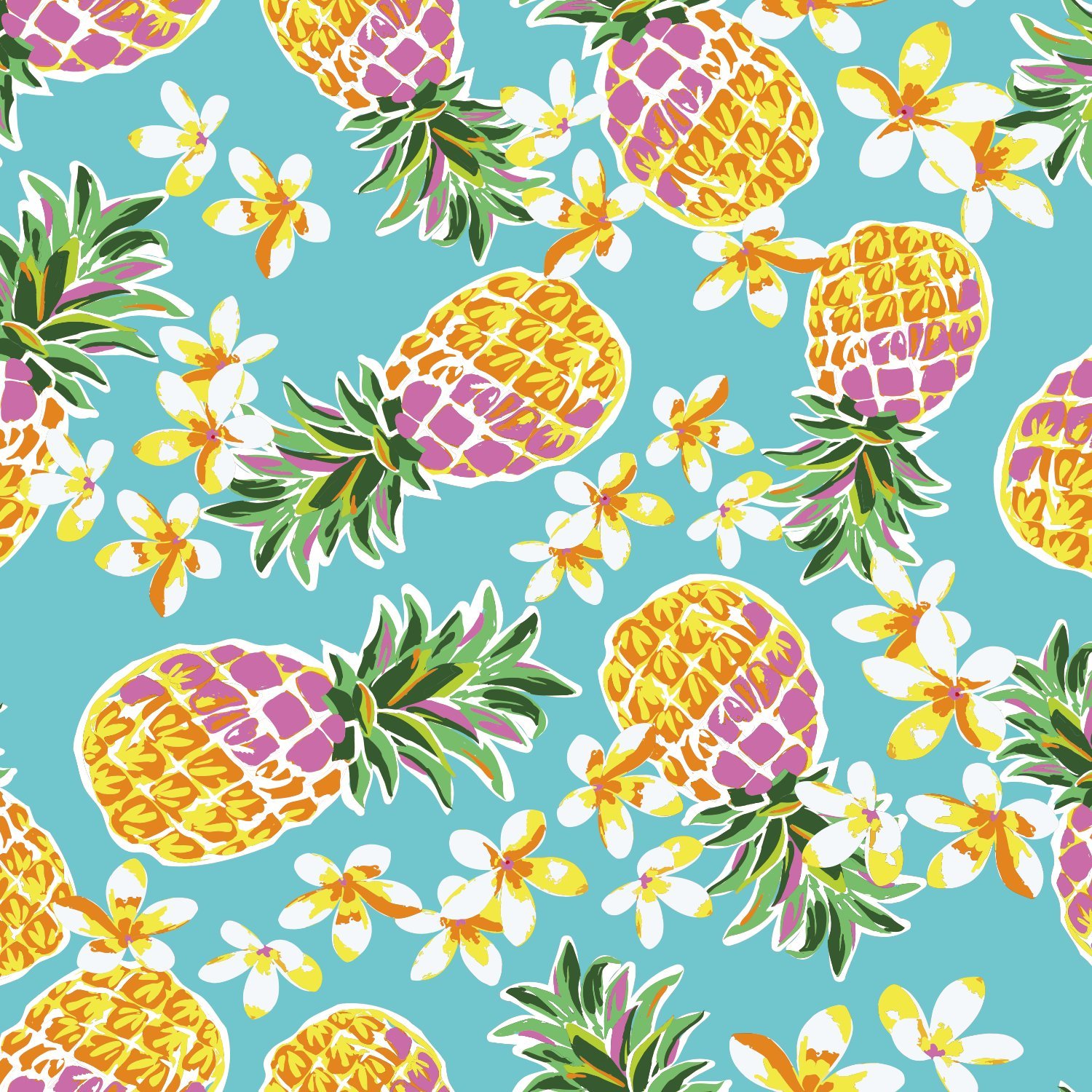 Locker Wallpaper Pina Colada Pineapple Print, Hawaii - Tapeta Na Ściane W Ananasy , HD Wallpaper & Backgrounds