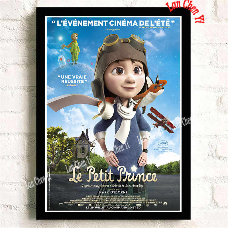 Classic Anime Le Petit Prince Coated Paper Poster Cafe - Little Prince Movie Poster , HD Wallpaper & Backgrounds