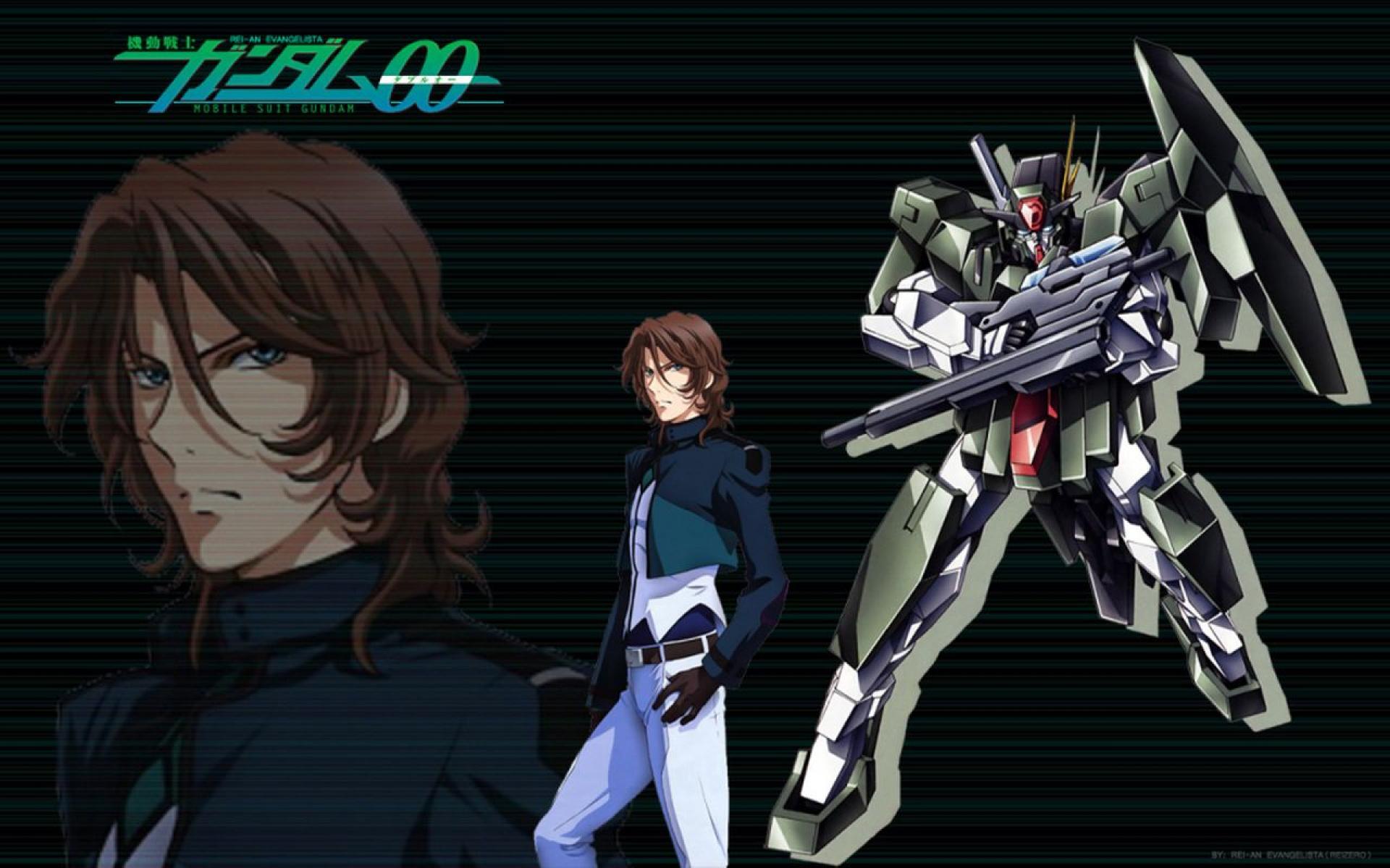 Mobile Suit Gundam 00 - Gundam Oo Lockon Gundam , HD Wallpaper & Backgrounds