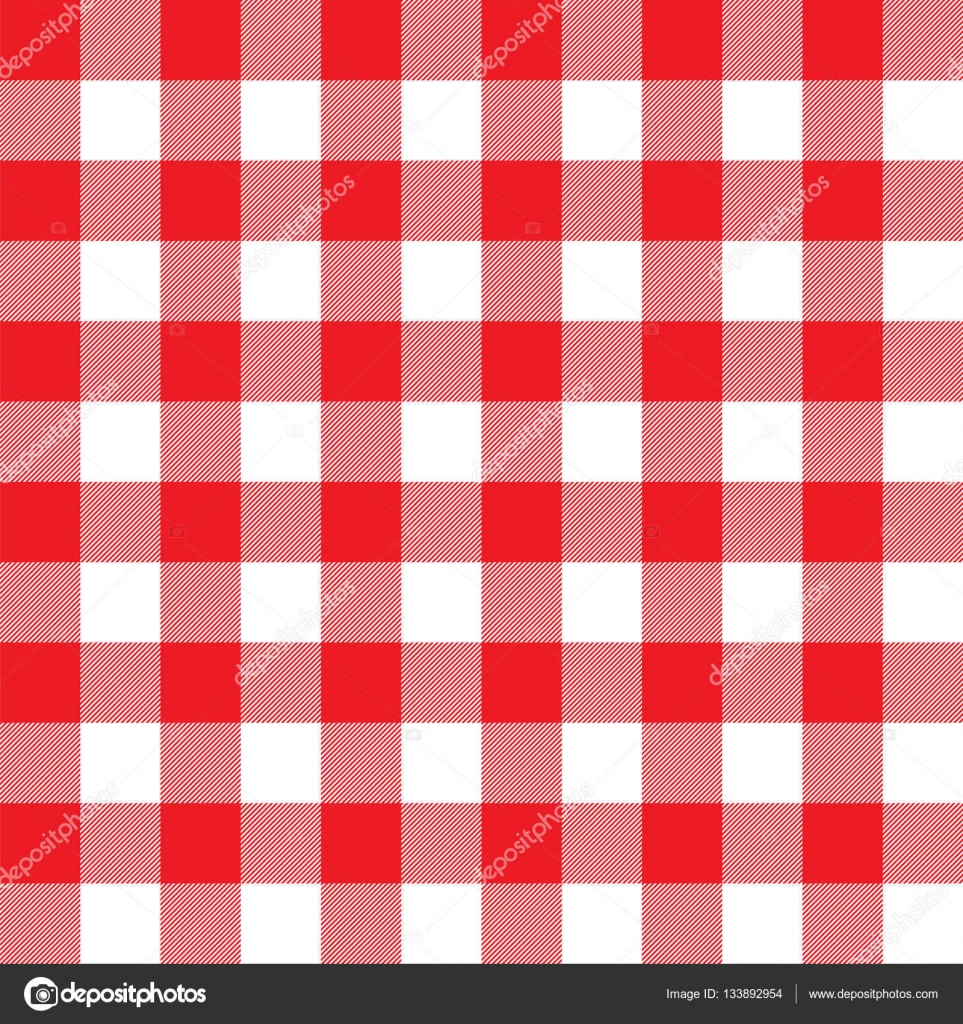 Seamless Red And White Gingham Pattern Wallpaper Background - Empire State Plaza , HD Wallpaper & Backgrounds