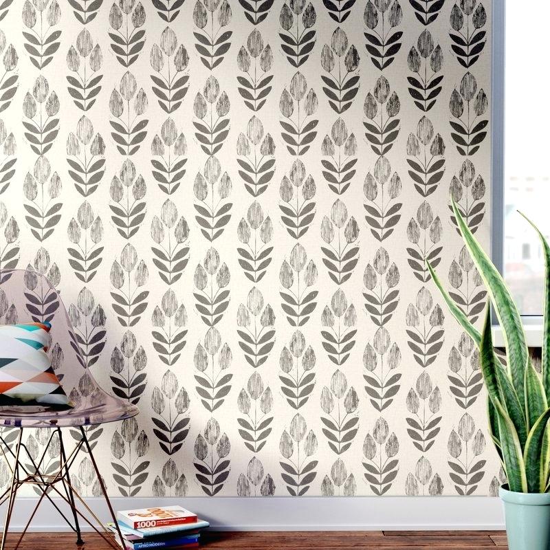 Wallpaper Roll X Block Tulip Floral Wallpaper Roll - Simple Wallpaper Design For Wall , HD Wallpaper & Backgrounds