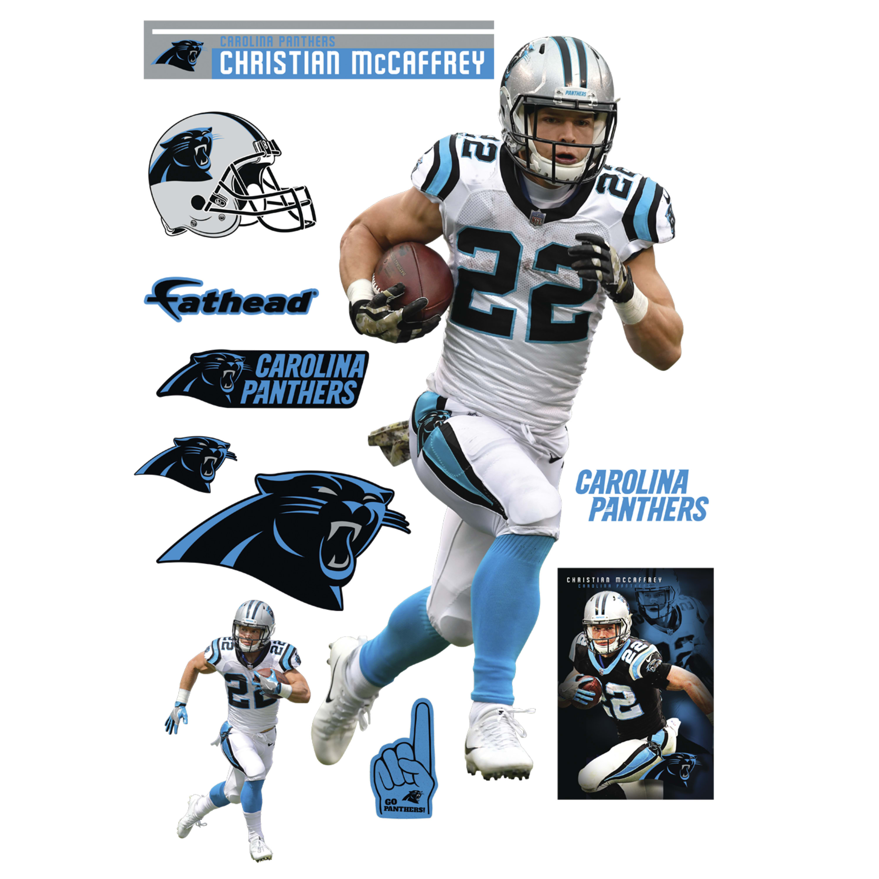 Christian Mccaffrey - Carolina Panthers , HD Wallpaper & Backgrounds