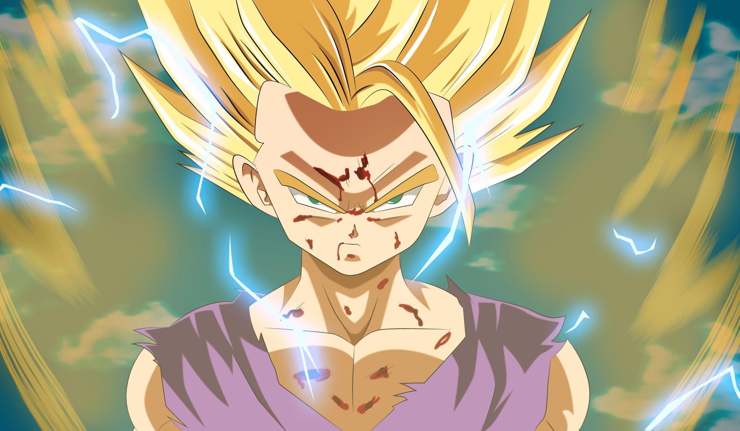 Ssj2 Gohan Wallpaper - Gohan Ssj2 , HD Wallpaper & Backgrounds