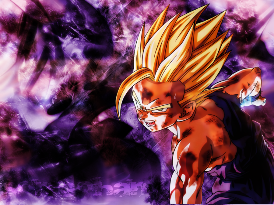 Gohan Wallpaper - Kid Gohan Super Saiyan 2 , HD Wallpaper & Backgrounds