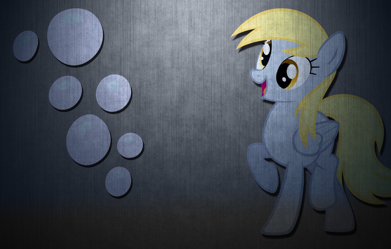Photo Wallpaper Carbon, My Little Pony, Derpy Hooves - Cartoon , HD Wallpaper & Backgrounds