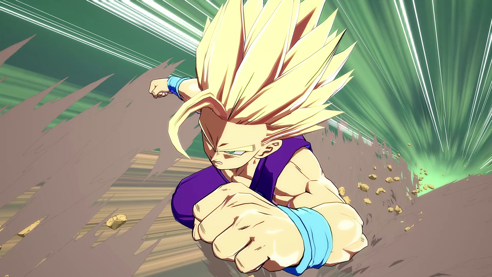 Gohan Super Saiyan Dragon Ball Fighterz Video Game - Dragon Ball Fighter Z Gohan , HD Wallpaper & Backgrounds