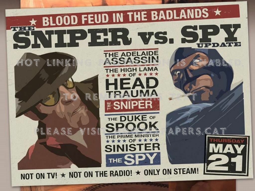Tf2 Sniper Vs Spy Comic , HD Wallpaper & Backgrounds