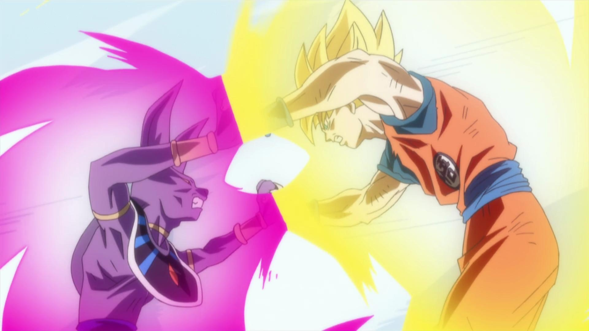 Image 263 Ultimate Gohan Kicks Super Buu Png - Goku Vs Beerus Png , HD Wallpaper & Backgrounds