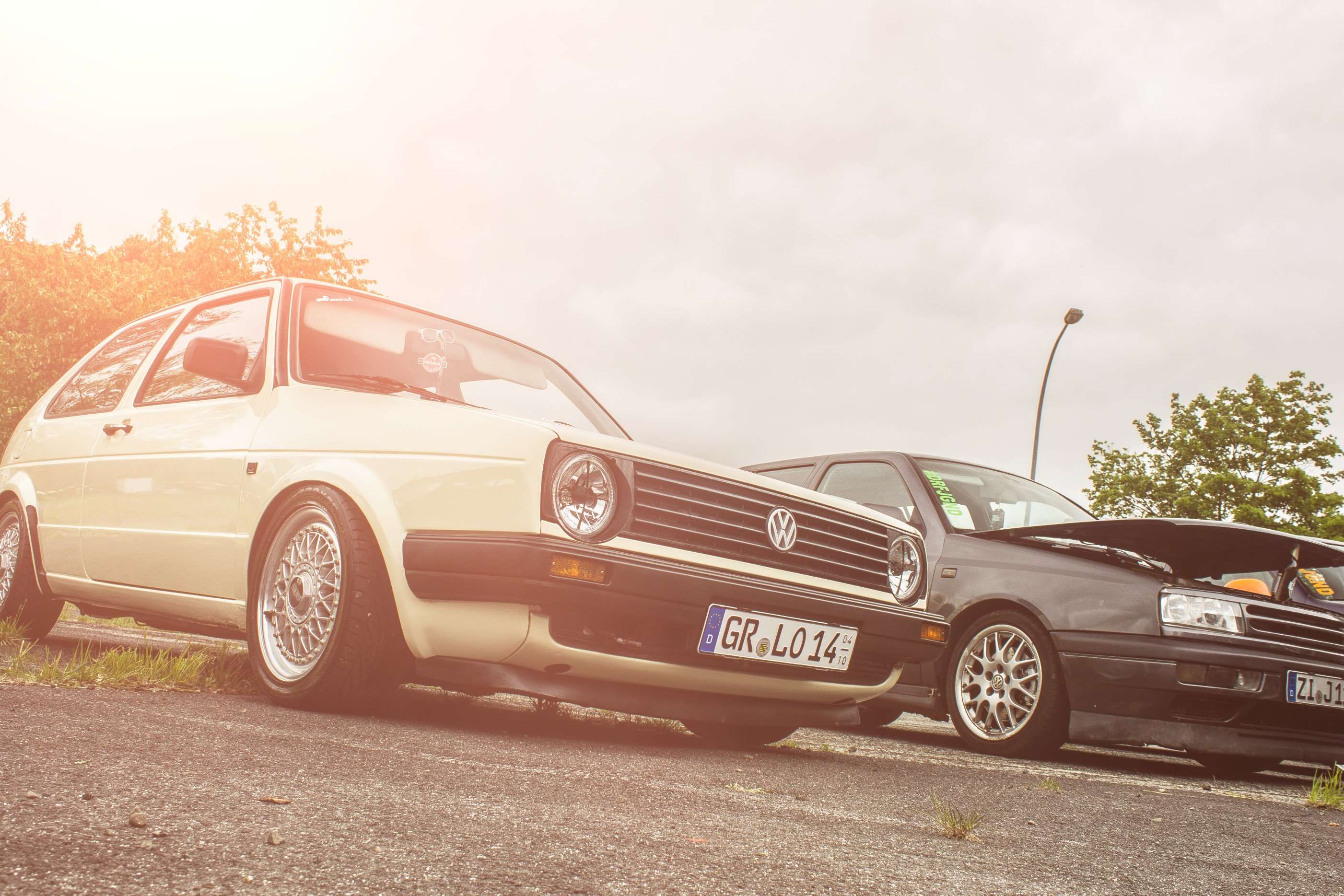 3c B6, Airride, Black, Eastlandtunes, Golf, Gti, Low, - Volkswagen Golf Mk2 , HD Wallpaper & Backgrounds