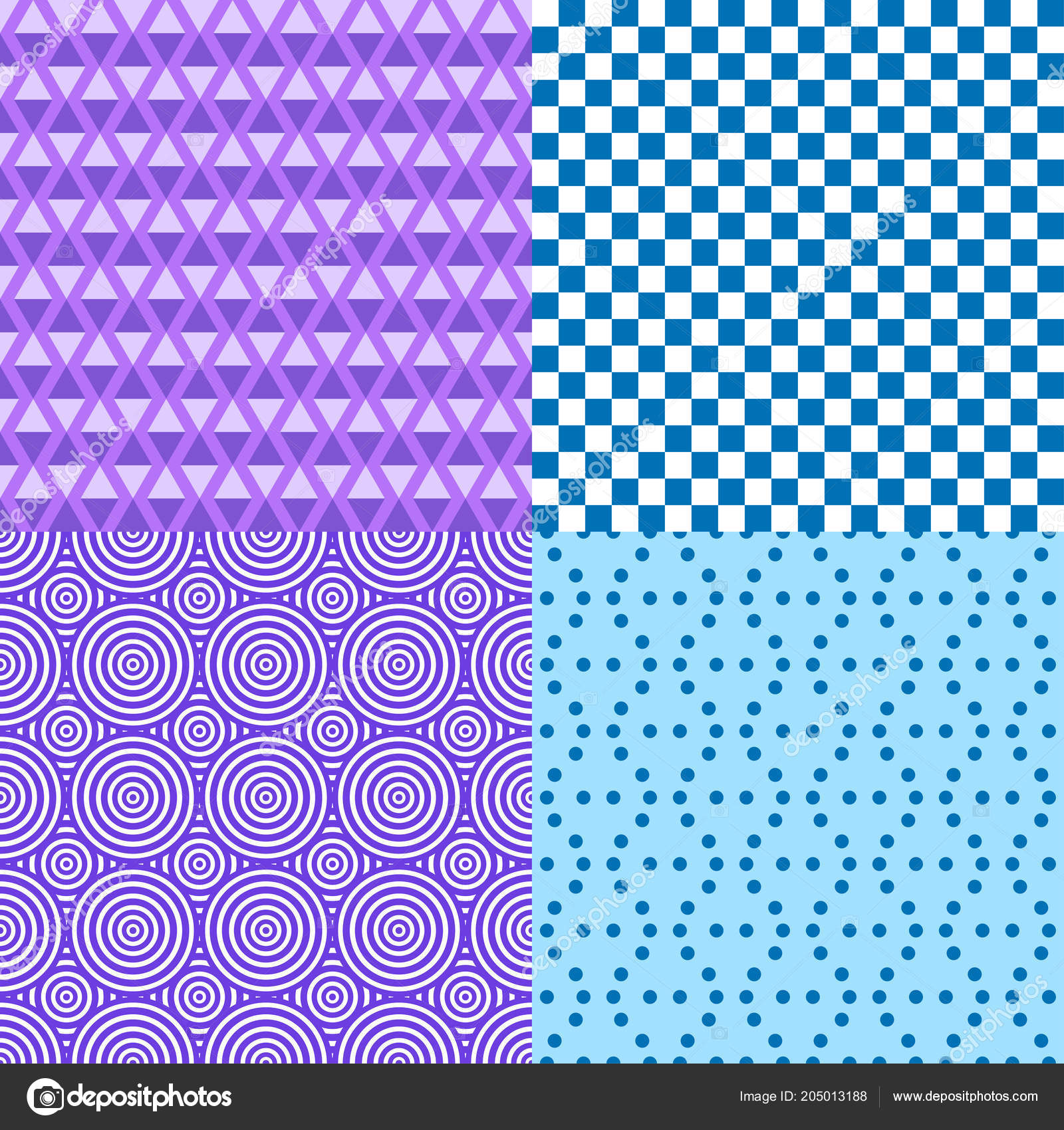 Conjunto Padrões Multicoloridos Sem Emenda Fundo Xadrez - Design , HD Wallpaper & Backgrounds