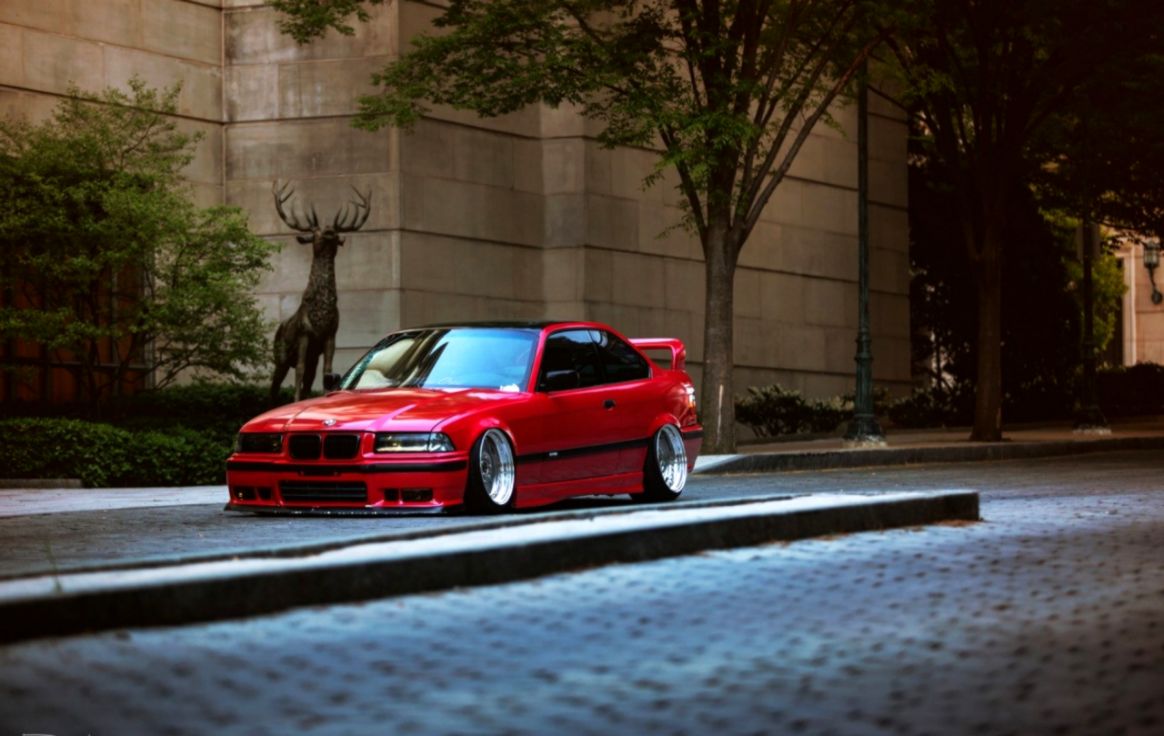 Car Bmw E36 Stance Tuning Lowered German Cars Street - Bmw E36 , HD Wallpaper & Backgrounds