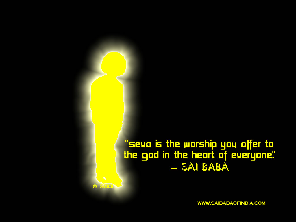 Sai Baba Of India -wallpapers 100's Of Sai Baba Wallpapers - Swami Vivekananda Wallpapers With Quotes , HD Wallpaper & Backgrounds