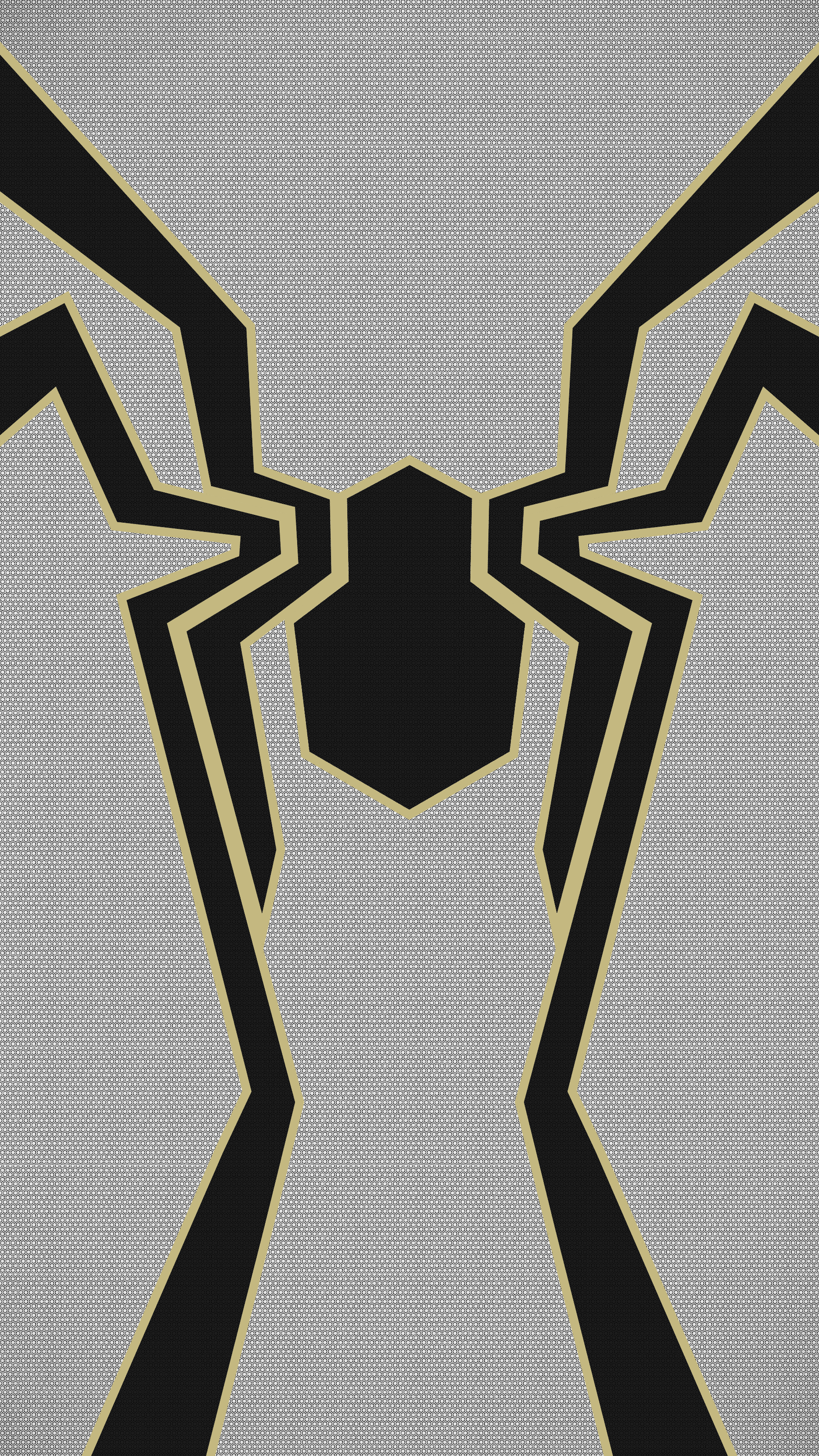 Decided To Try Making Iron-spider Wallpapers - Spiderman Iron Spider Logo , HD Wallpaper & Backgrounds