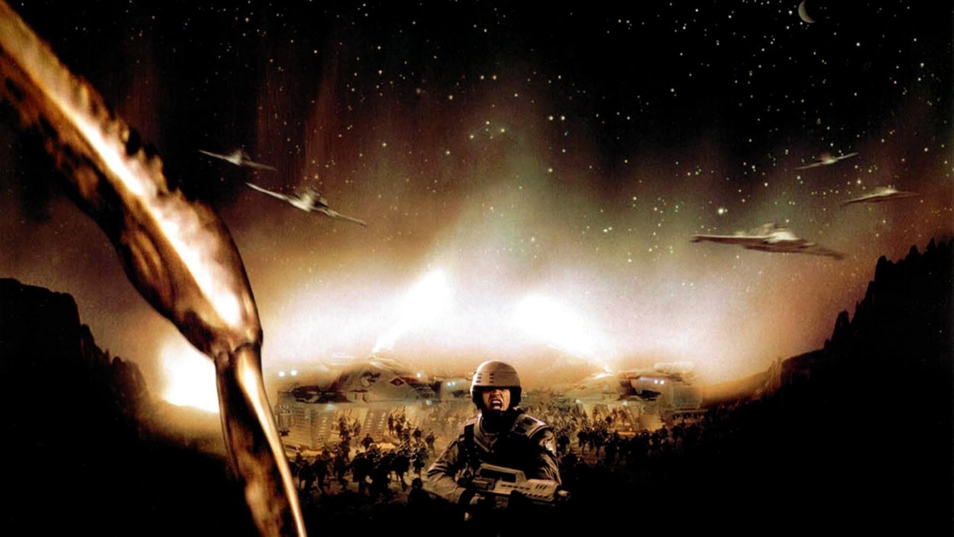 Starship Troopers 1 Poster , HD Wallpaper & Backgrounds