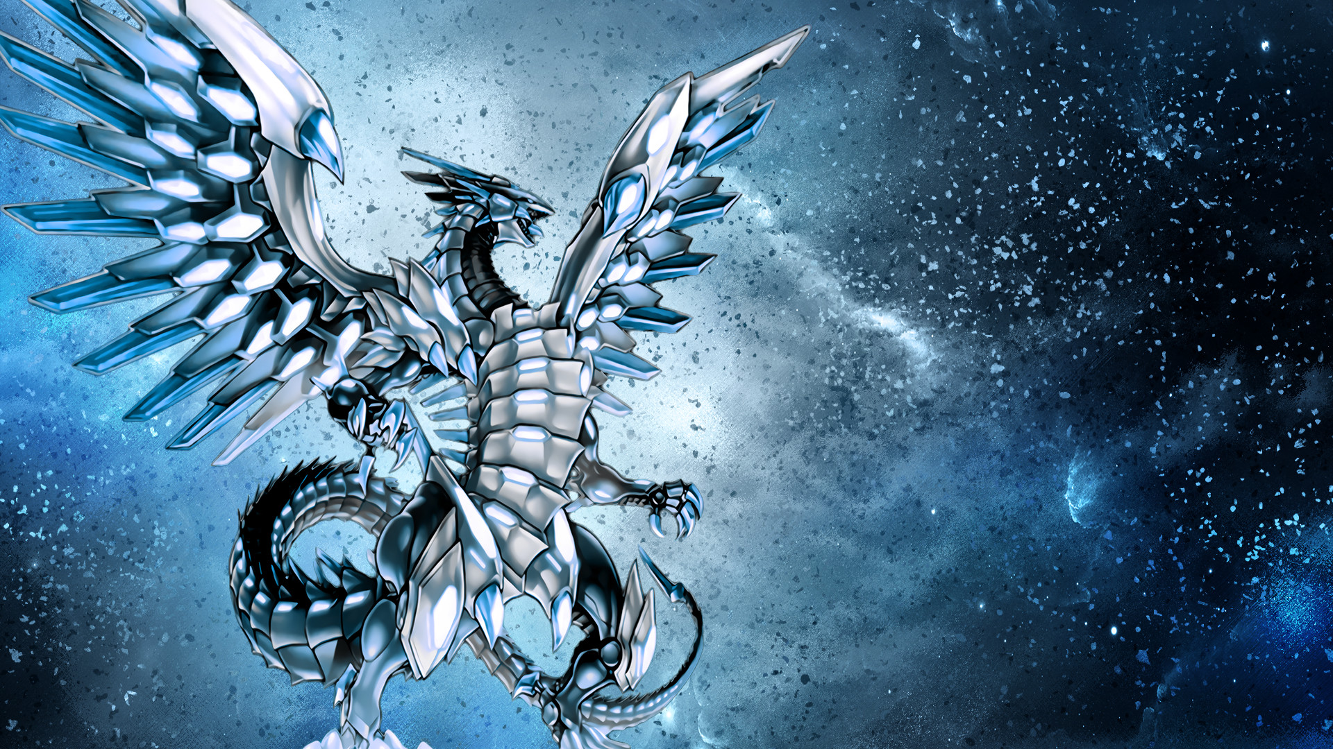 Black Dragon Wallpaper - Blue Eyes Chaos Max Dragon , HD Wallpaper & Backgrounds