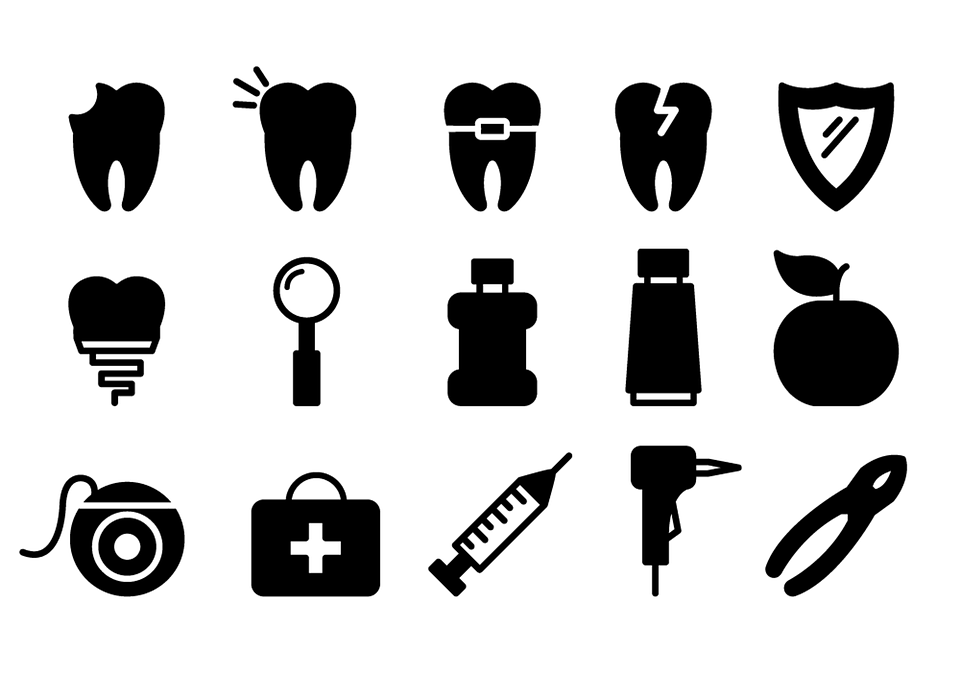 Dental Icons, Dentist, Tooth, Dental - Cual Es La Diferencia Entre Ciencia Y Tecnologia Dibujos , HD Wallpaper & Backgrounds