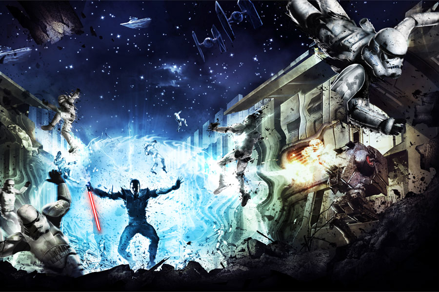 Starkiller Force Repulse - Star War The Force Unleashed , HD Wallpaper & Backgrounds