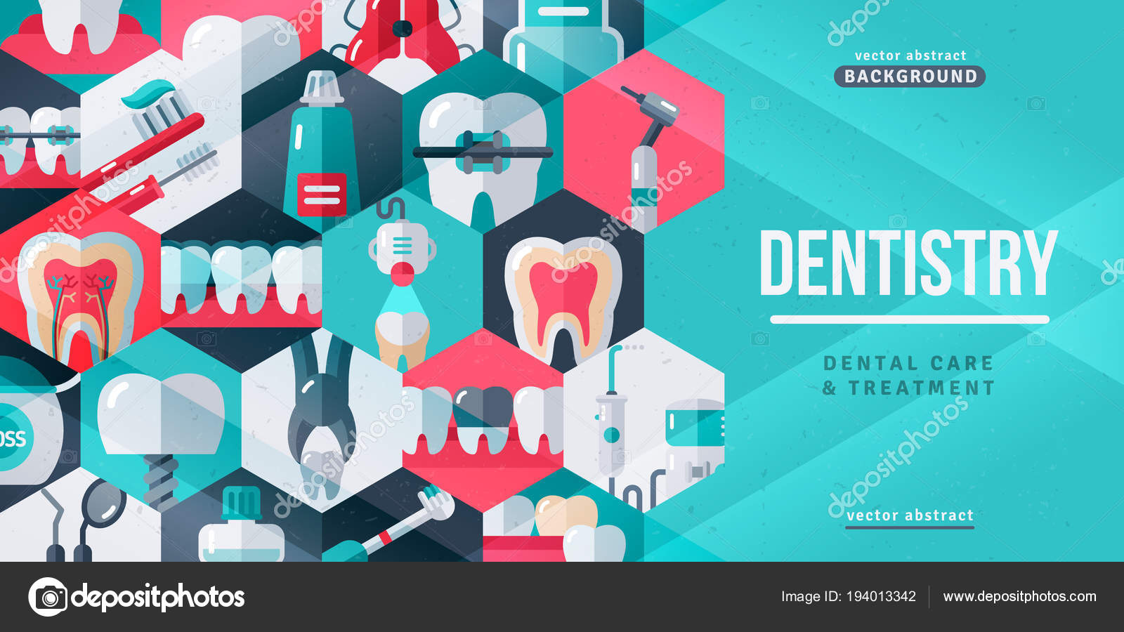 Odontologia Dente Cuidados Criativa Bandeira Vetores - Creative Medical Banner , HD Wallpaper & Backgrounds