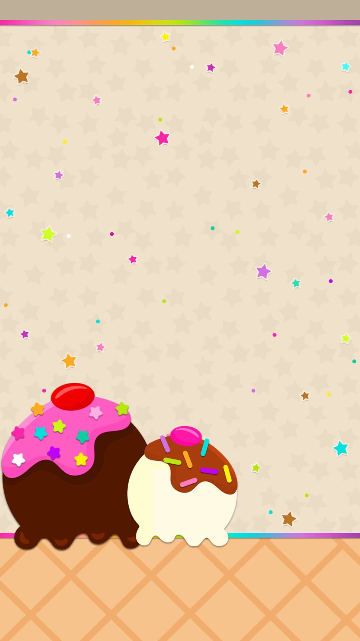 Wallpaper Doces - Yummie Pattern Backgrounds For Iphone , HD Wallpaper & Backgrounds
