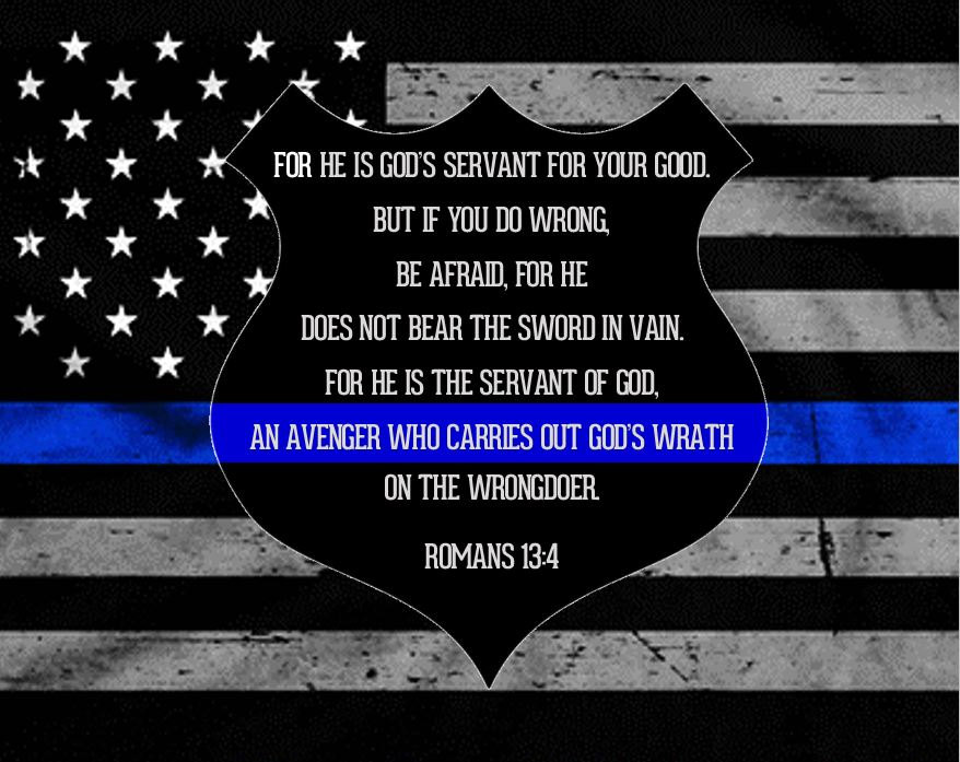 Thin Blue Line Wallpaper