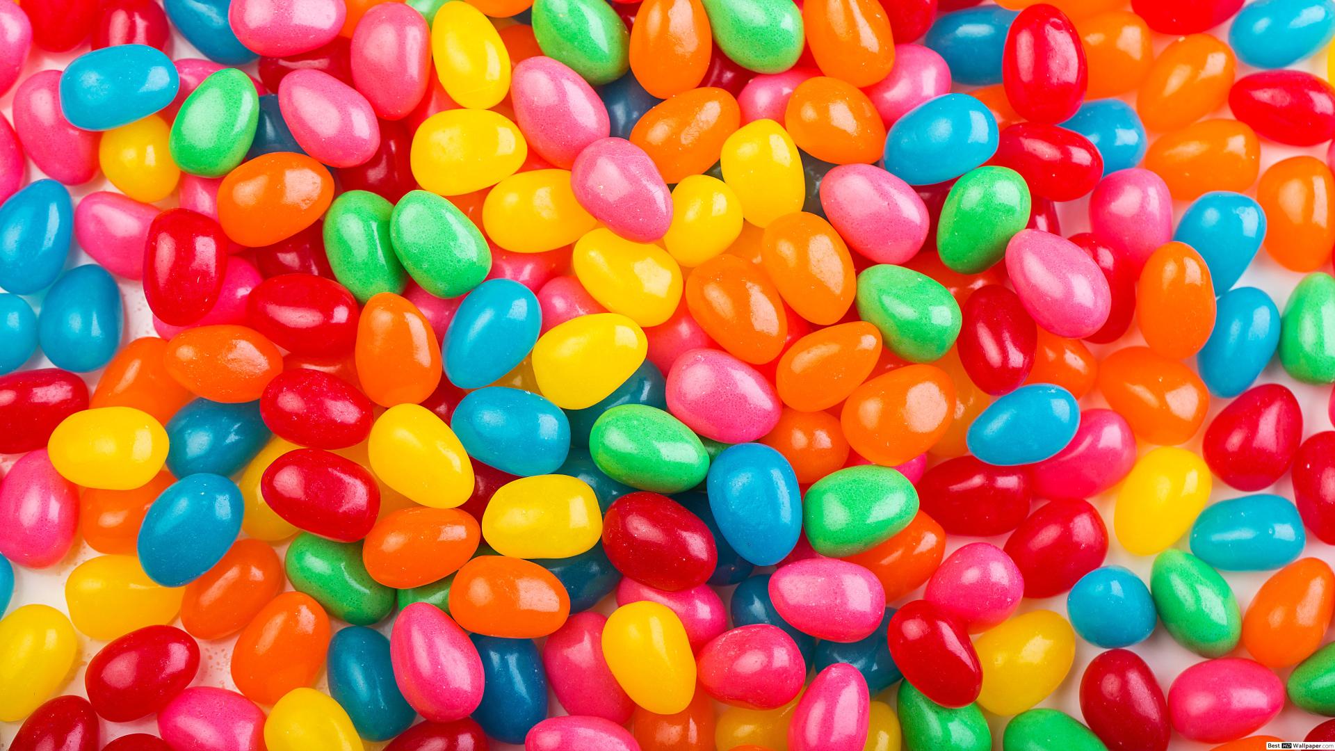 Bright Colorful Jelly Beans , HD Wallpaper & Backgrounds