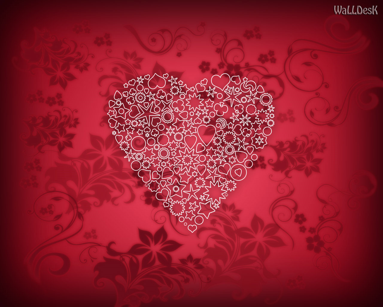 Coração Vermelho Wallpaper - Beautiful Valentines Day , HD Wallpaper & Backgrounds