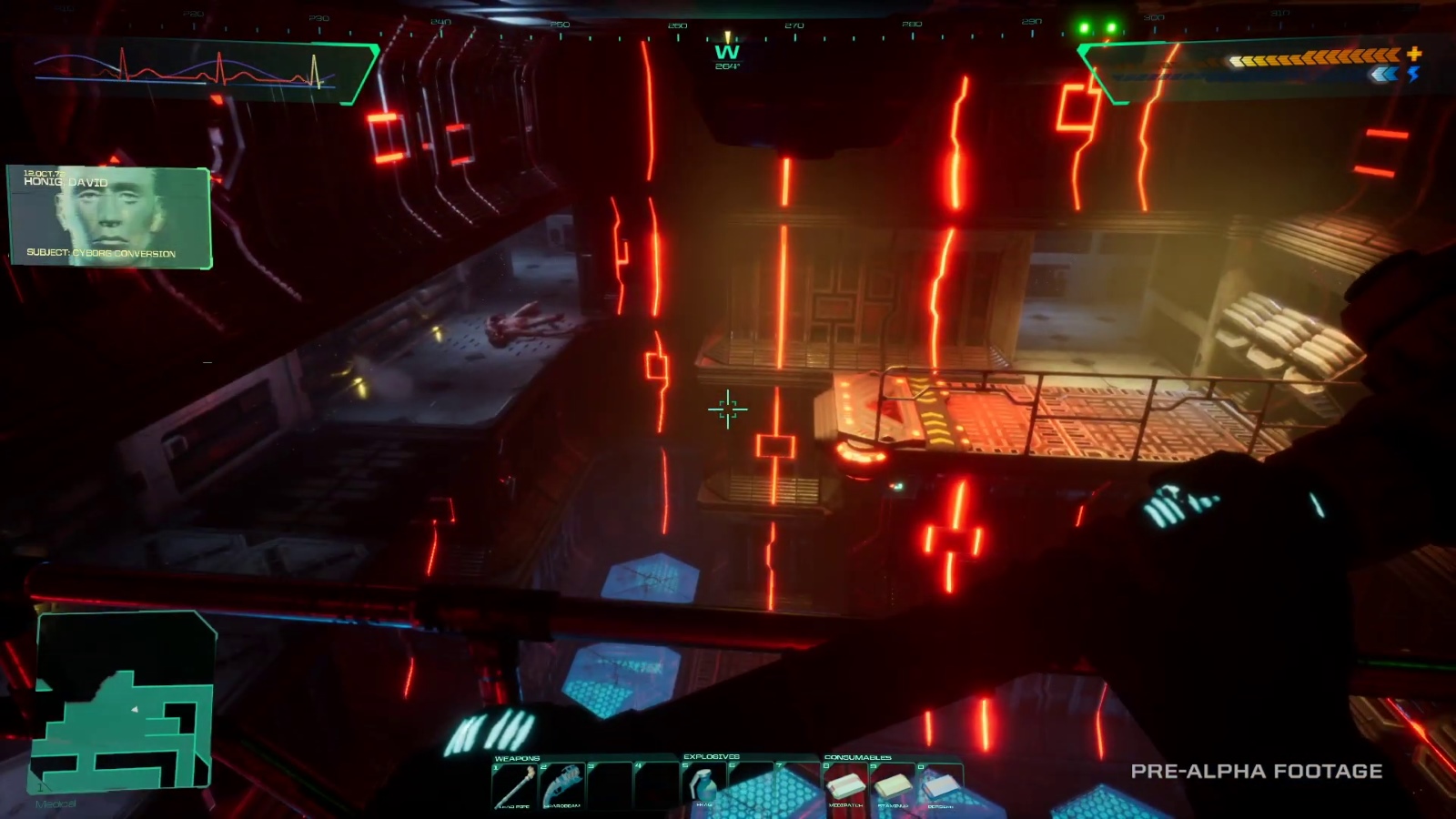 System Shock Remake Looks Authentically Neon In New - System Shock Remake , HD Wallpaper & Backgrounds