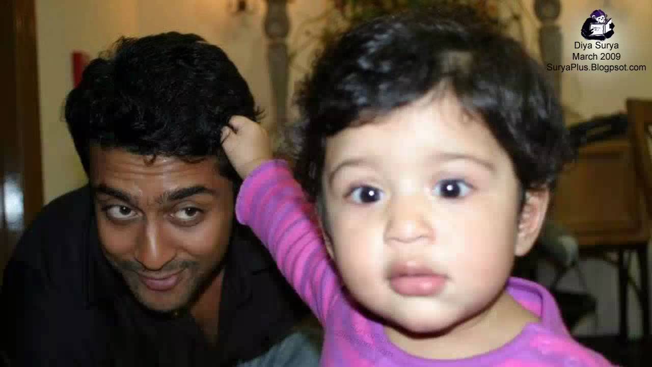 Surya With His Daughter , HD Wallpaper & Backgrounds