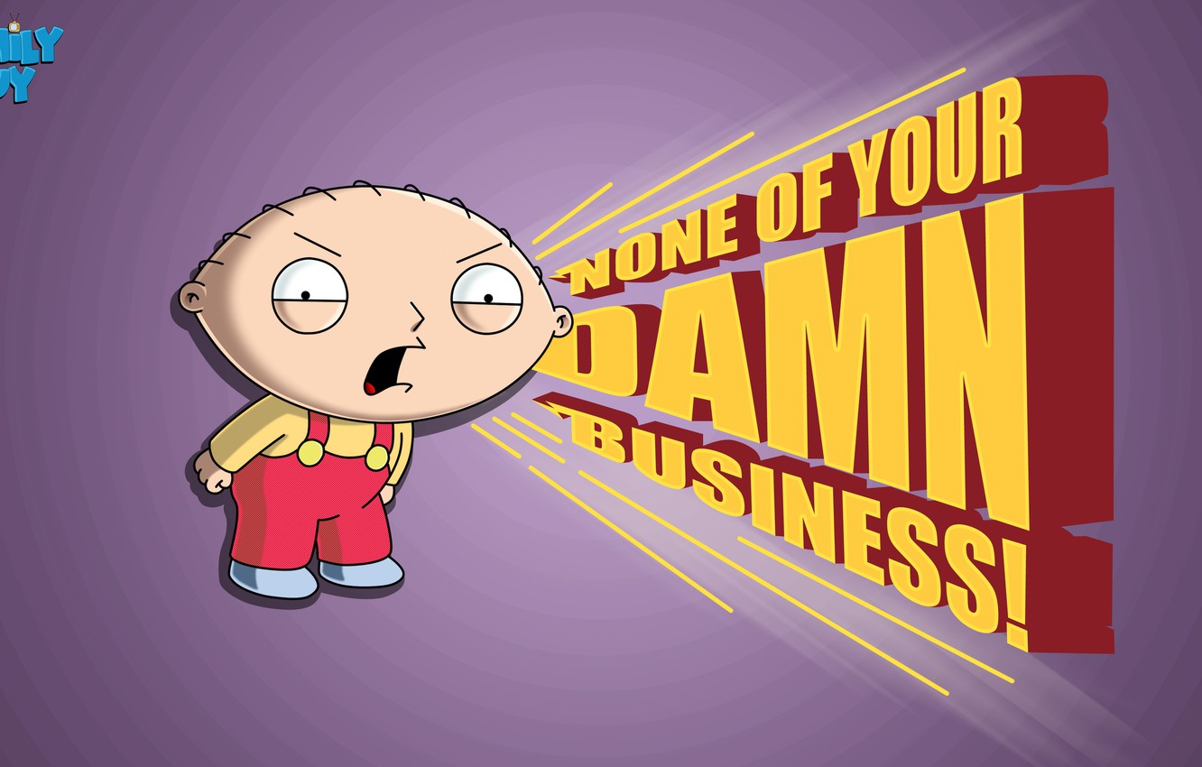 Photo Wallpaper Stewart, Family Guy, Stewie, Family - Family Guy Stewie , HD Wallpaper & Backgrounds