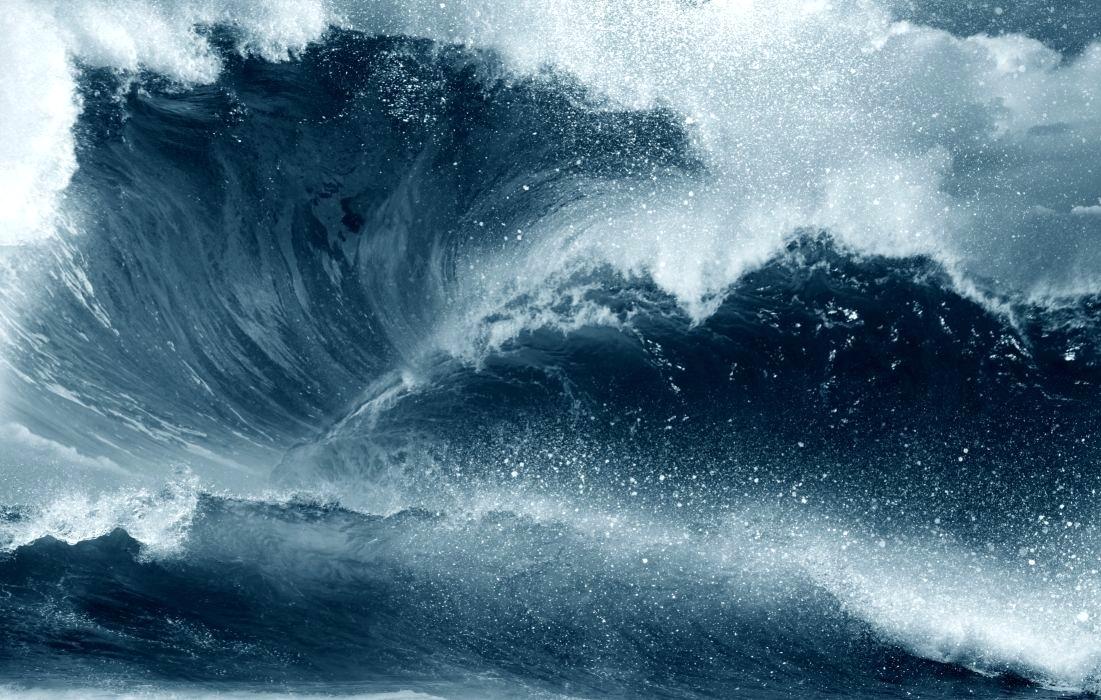 Ocean Wallpaper Waves Foam Sea Wave Ocean Wallpaper - Ocean Flood , HD Wallpaper & Backgrounds