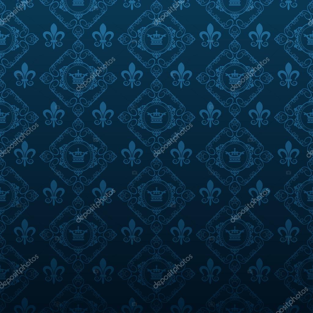 Königliche Wallpaper Hintergrund Blau Dunkel Stockfoto - Plano De Fundo Azul Marinho , HD Wallpaper & Backgrounds