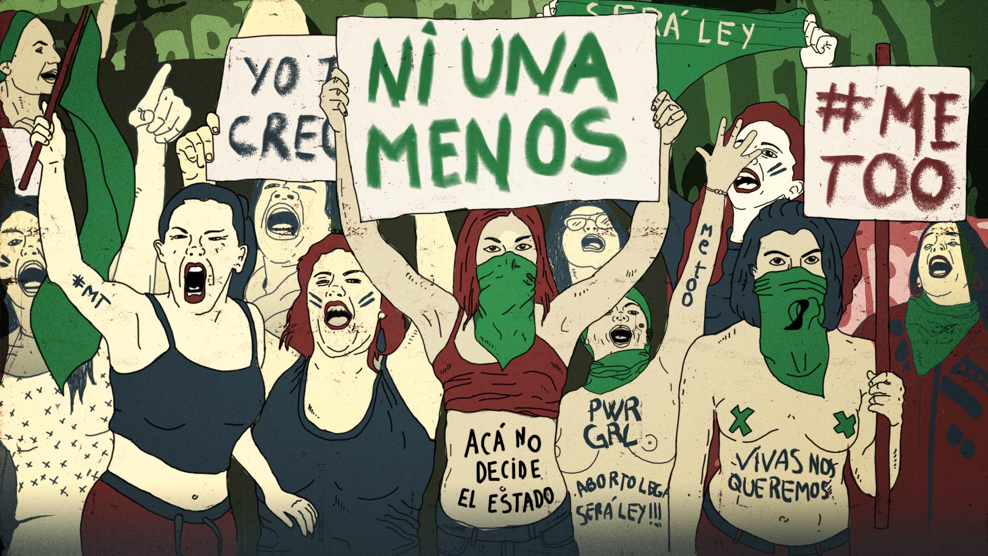 Ilustraciones Feministas Argentina , HD Wallpaper & Backgrounds