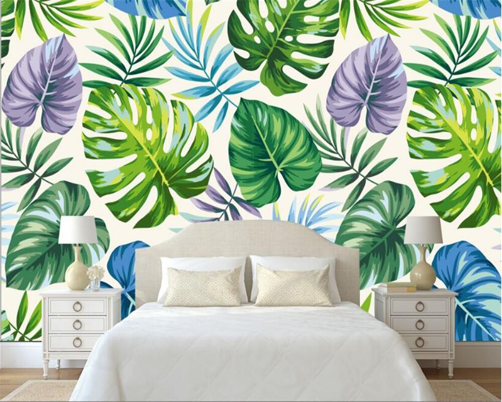 Beibehang Moderno Semplice Estetica Wallpaper Foresta - Simple Mural , HD Wallpaper & Backgrounds