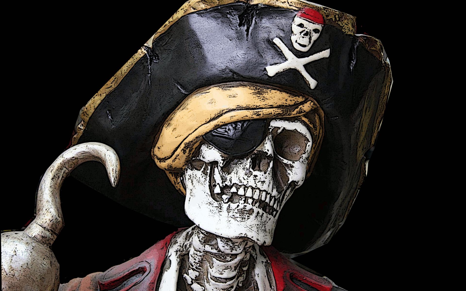 Clique Aqui - Scary Skeleton Pirates , HD Wallpaper & Backgrounds
