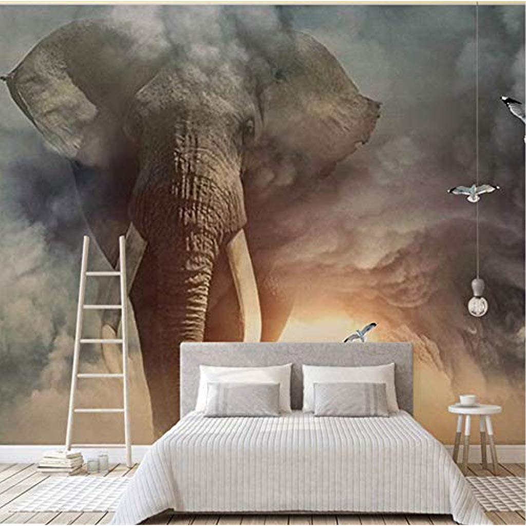 Syssyj 3d Animal Mural Wallpaper Personalizado Creativo - 3 D Fototapete Tiere , HD Wallpaper & Backgrounds