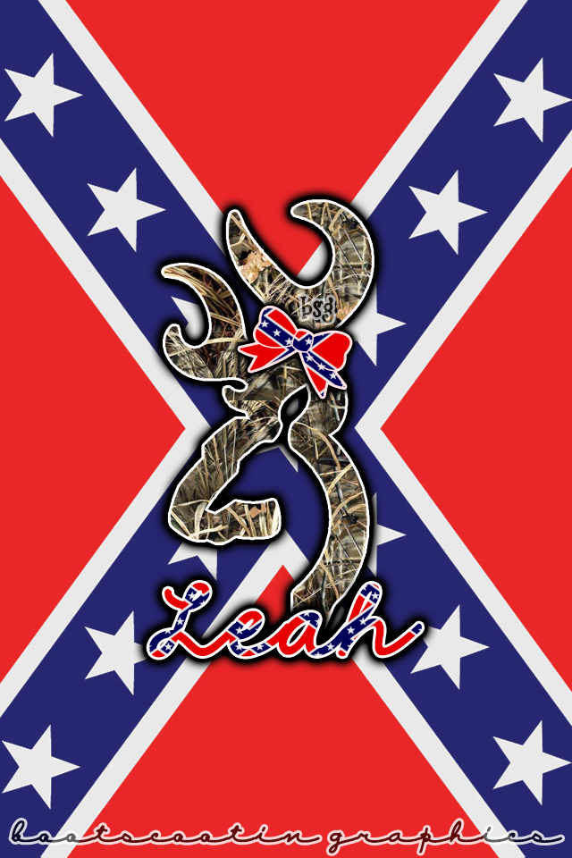 “browning Iphone Wallpaper Request For Leahdennise - Rebel Flag , HD Wallpaper & Backgrounds
